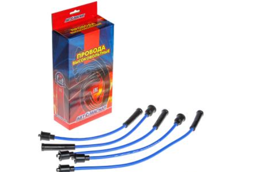 Провода высоковольтные дв.ЗМЗ-402, УМЗ-421 с наконечниками силикон (AM-110-013) АВТОМ