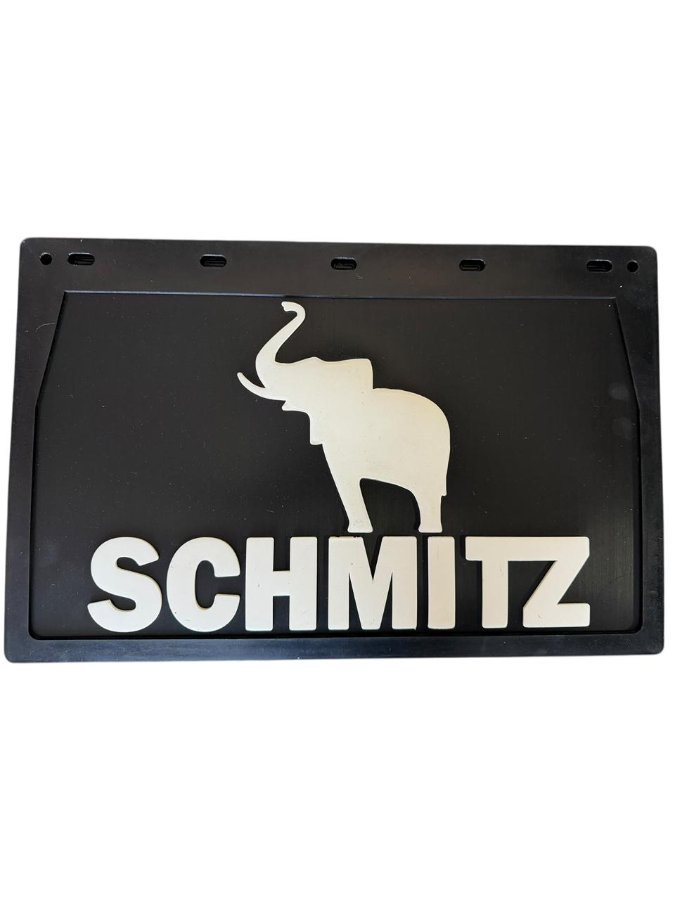 Брызговик автомобильный 3D (270 мм SCHMITZ,белая надпись)