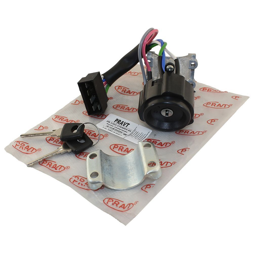 Замок зажигания ГАЗель 3302 (5 конт.) (PRAVT)