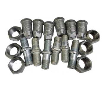 Комплект креплений ступицы (гайка,футорка,шпилька) 3307 правый (ГАЗ)