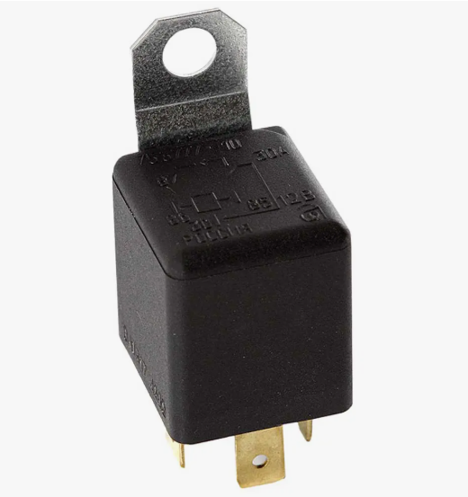 Реле универсальное 4-х контактное с кронштейном 12V, 30А